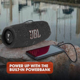 JBL CHARGE 5 - Portable Waterproof (IP67) Bluetooth Speaker with Powerbank USB Charge out, 20 hours playtime, JBL Partyboost (Black)